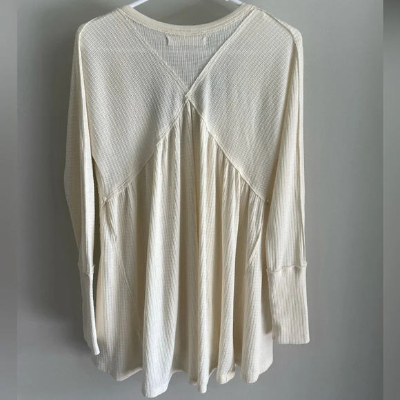 Free People We The Free Citrine Thermal - Cream - Size Extra Small XS - Picture 8 of 9